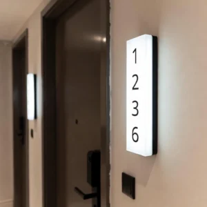 Hotel Suite Number Lightbox [A2]